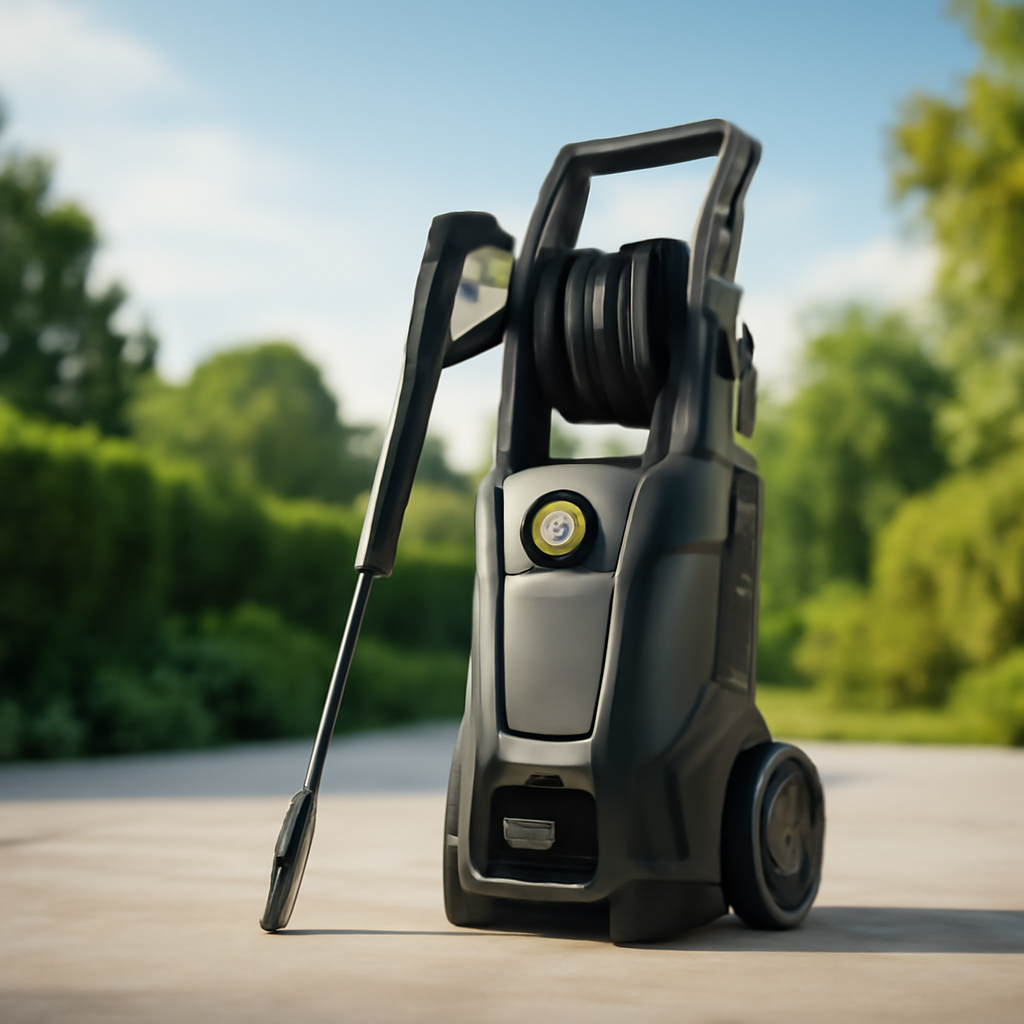 Rasentrimmer – Anwendung im Garten (KI)